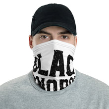 Load image into Gallery viewer, Black Monopoly Neck Gaiter