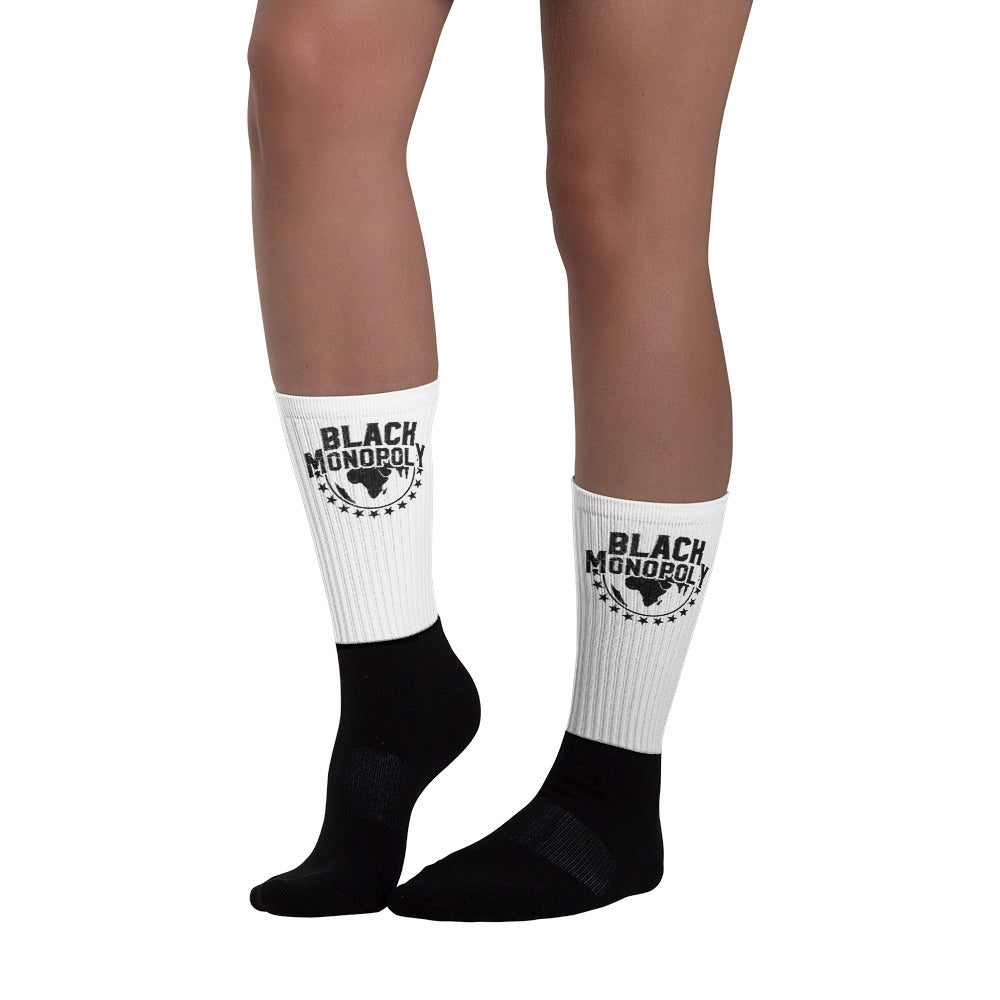 Black Monopoly Socks
