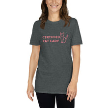 Load image into Gallery viewer, Certified Cat Lady T-Shirt
